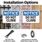 Signmission Do Not Climb, 10 in W x Rectangle, Plastic OS-2PACK-NS-P-710-L-11117 - alternate 5